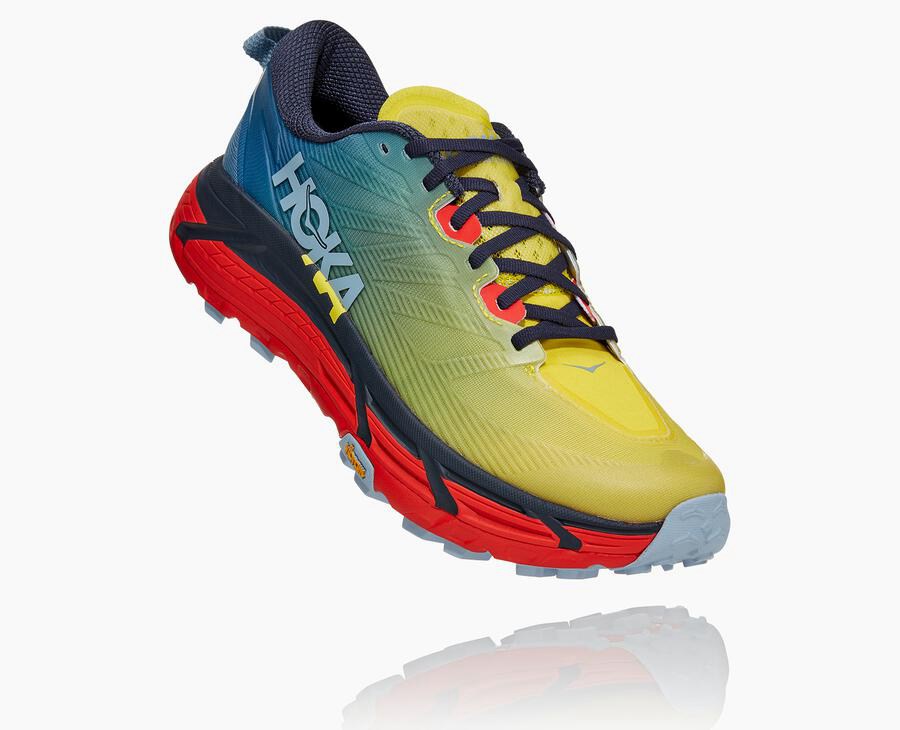 Hoka One One Mafate Speed 3 Trailskor Herr - Blå - HTDGE-9574